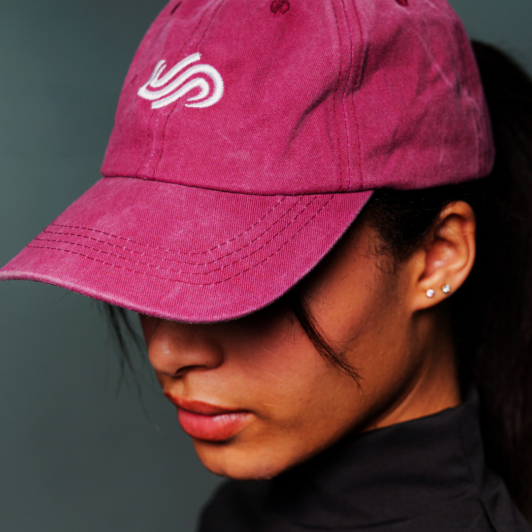 Burgundy Vintage Cap